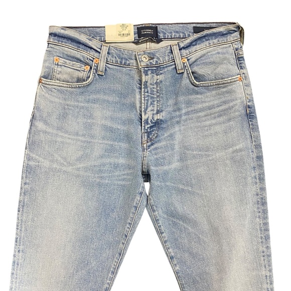 NWT Citizens of Humanity The Adler Tapered Classic Slim Stretch Jeans Heli 31 - Picture 2 of 15